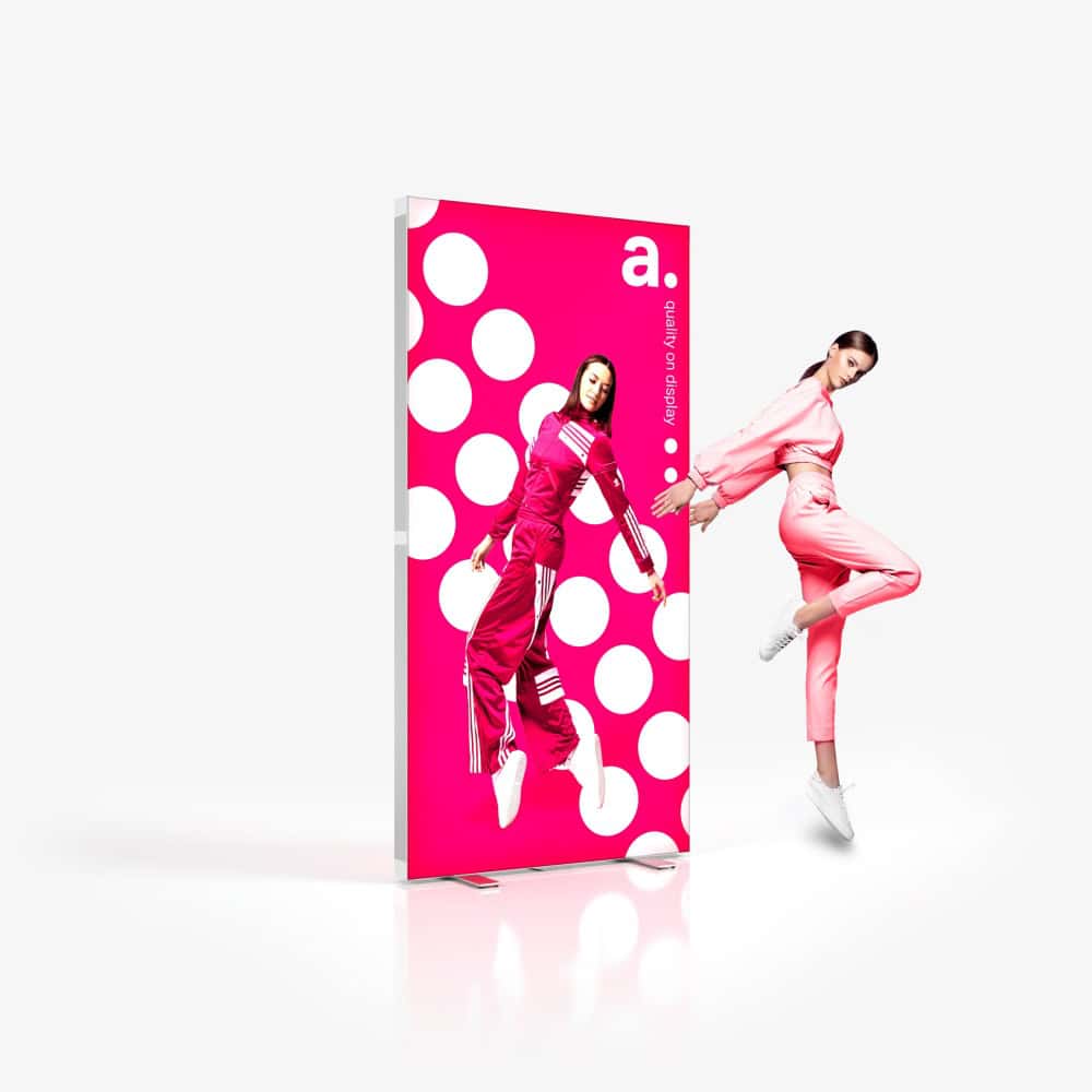 adFrame Popup Selvmonterende Lyskasse